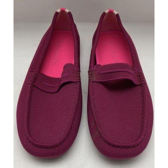 Shoes - $189 NEW Rothy's The Driver Loafer Slip On Flats Raspberry Women's Size 11 Pink